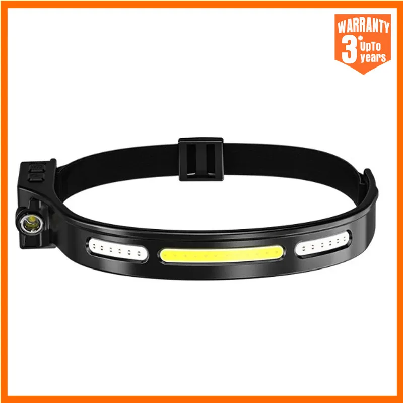 

Налобный фонарь Xiaomi с COB-матрицей, многофункциональный индукционный светодиодный фонарь со встроенным аккумулятором и функцией быстрой за...