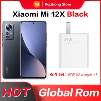 Global Rom Xiaomi 12X MobilePhone 6 28 inch 120Hz AMOLED Curved screen Snapdragon 870 Octa Core 67W Wired Charge NFC
