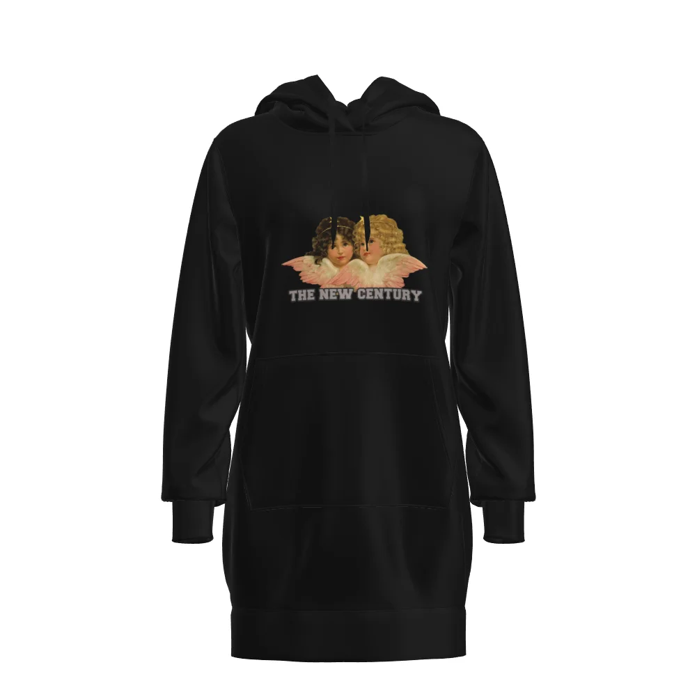 

ZOGAA Autumn and Winter Women Dresses Fashion Long Sleeve Hoodie Dress Casual Hooded Dresses for Women Pullover Dress