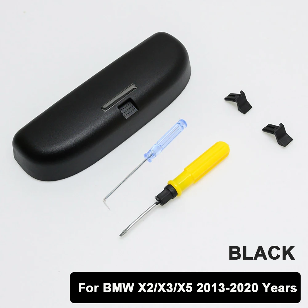 

High Quality Car Glasses Sun Glasses Case Holder Box for BMW X2 X3 X3 GT X5 2013-2021 1/2/3/5 Series 2011-2021 Accessories