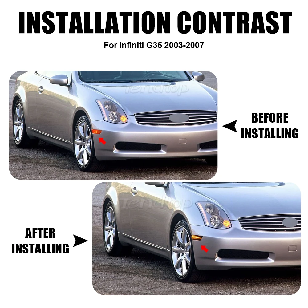 Лампа для Nissan Skyline 350GT Infiniti G35 2D Coupe 2003-2007