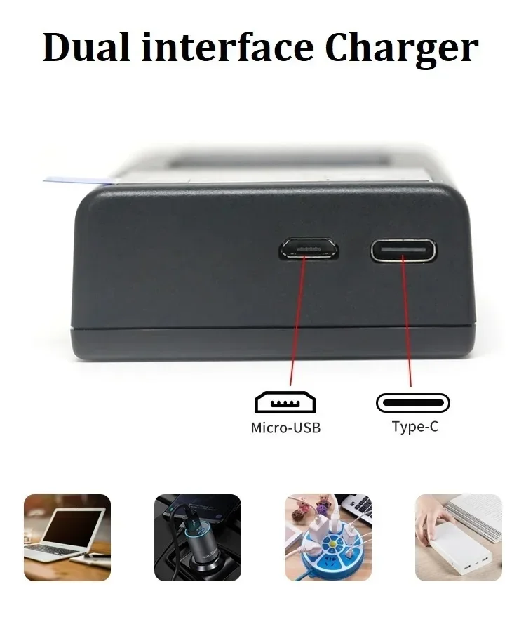 Аккумулятор lp-e17 1500 мАч LP E17 + светодиодный встроенный двойной зарядный прибор USB