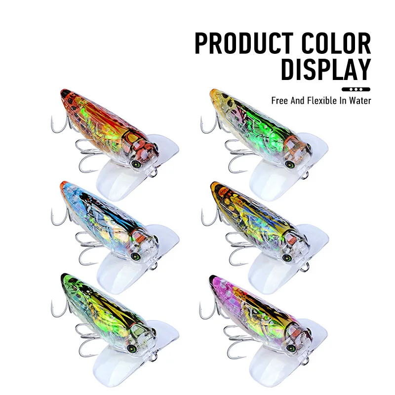 ARDEA Цикада жесткая приманка 55 мм г 1 шт. насекомые бионические рыболовные приманки