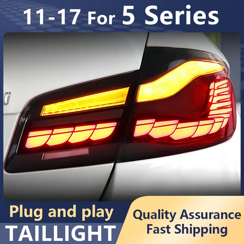 

Car Styling Taillights For BMW 5 F10 F18 2011-2017 523i 525i 528i LED DRL Dynamic Turn Signal Brake Reversing Tail Lamps