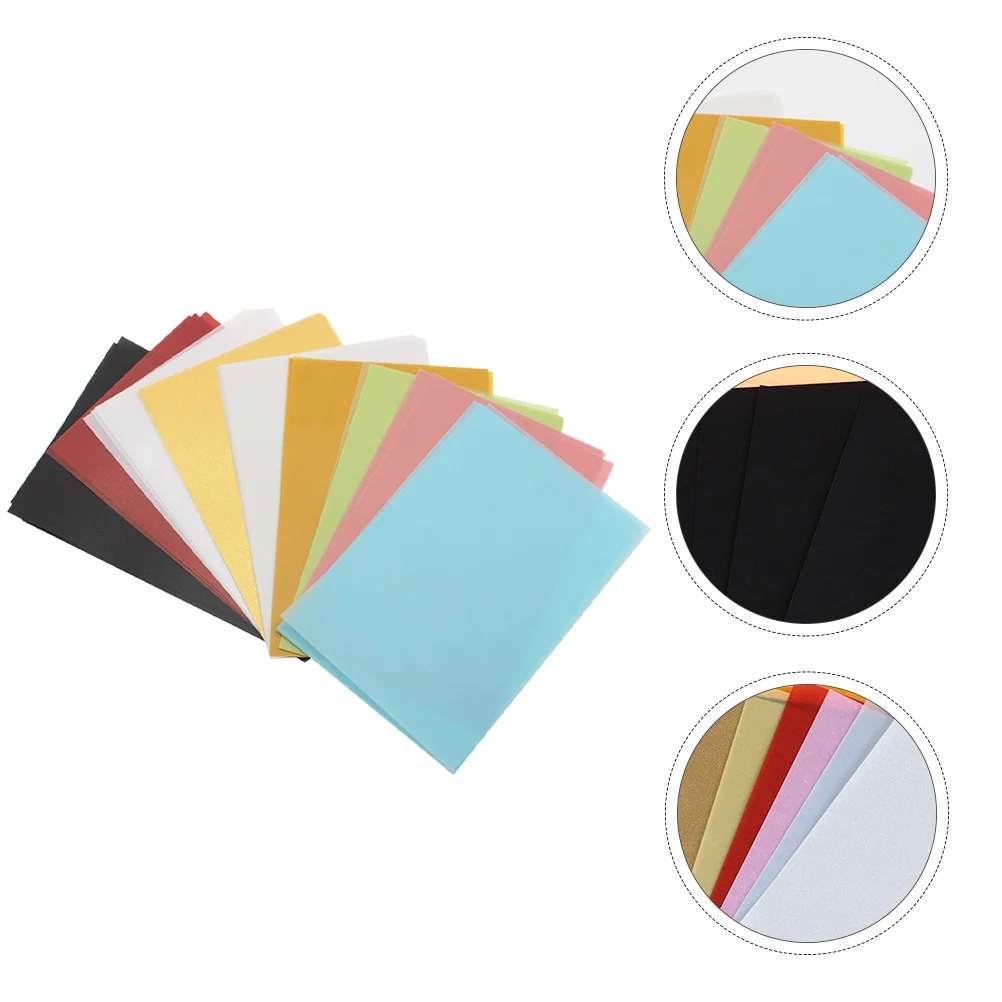 

100 Sheets Vellum Transfer Paper Colorful Tracing Paper Printable Sketching Overlays Sheet Translucent Drafting Paper for