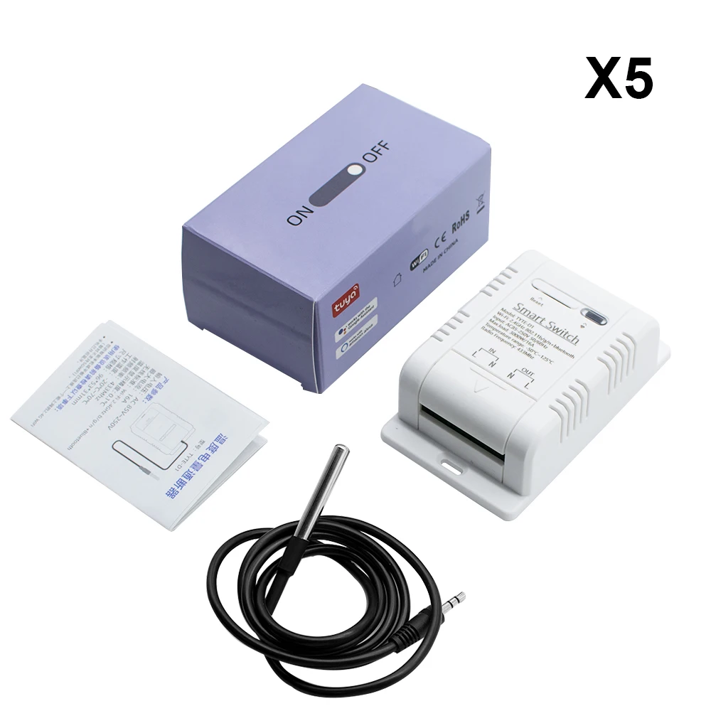 

Tuya Умный датчик температуры с зондом