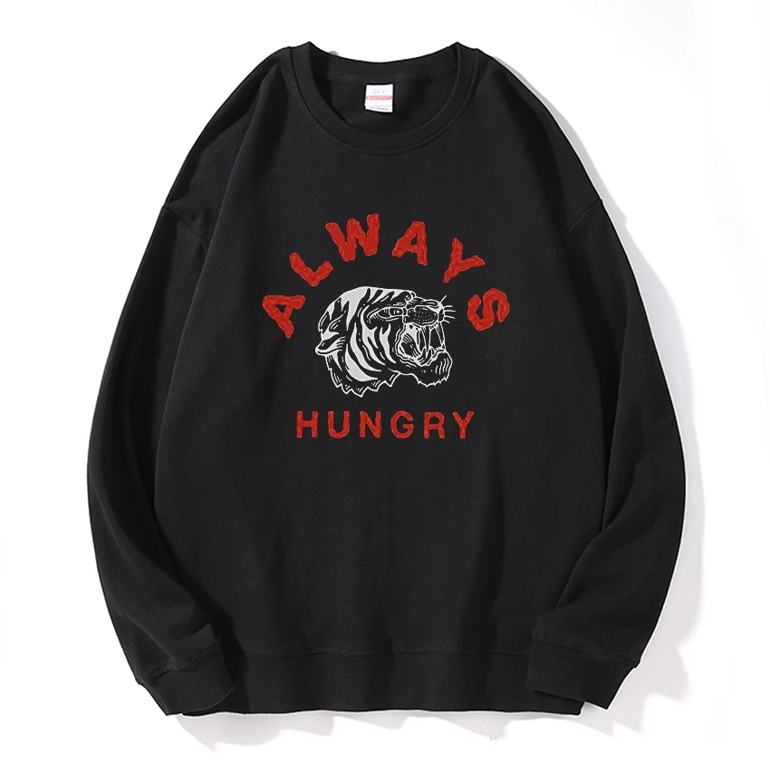 

COOLMIND 100% Cotton unisex Sweatshirts casual drop sholder tiger print men Sweatshirts loose men hooded sweatshirts