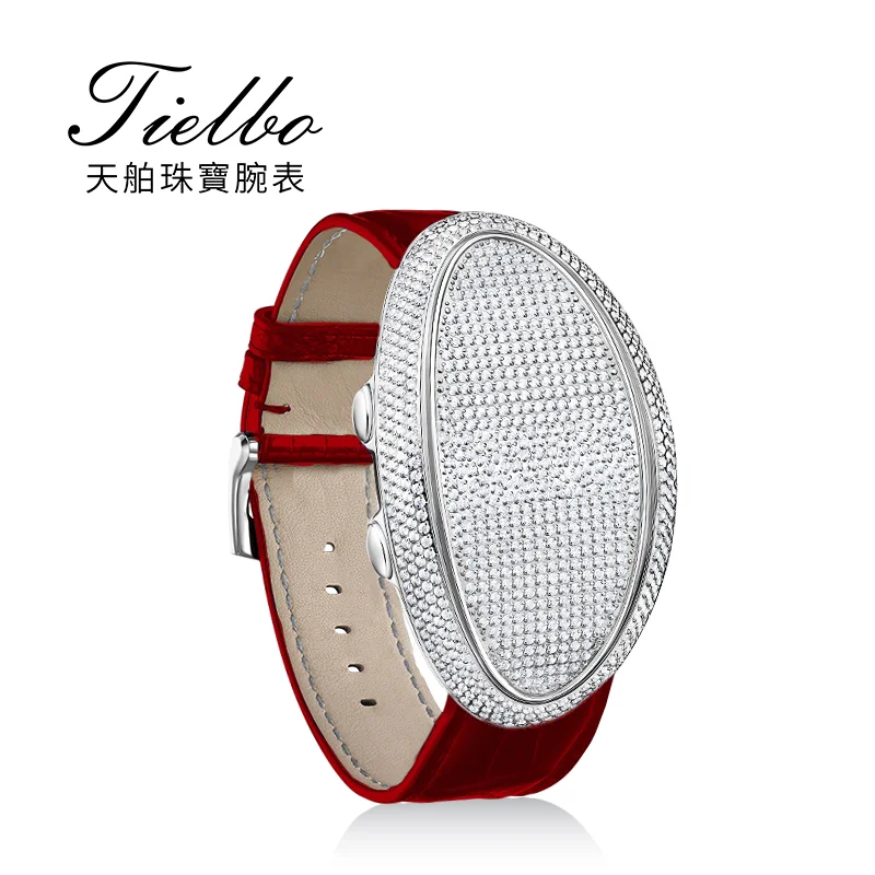 Фото Часы Magic City Watch Store Bright Series 602 Fashion Touch, женские кожаные кварцевые часы с бриллиантами №2