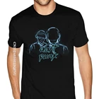 Сделанная на заказ футболка Daft в стиле панк с музыкальным логотипом для мужчин, сделанная на заказ футболка в готическом стиле с аниме, хлопковая футболка премиум-класса в готическом стиле
