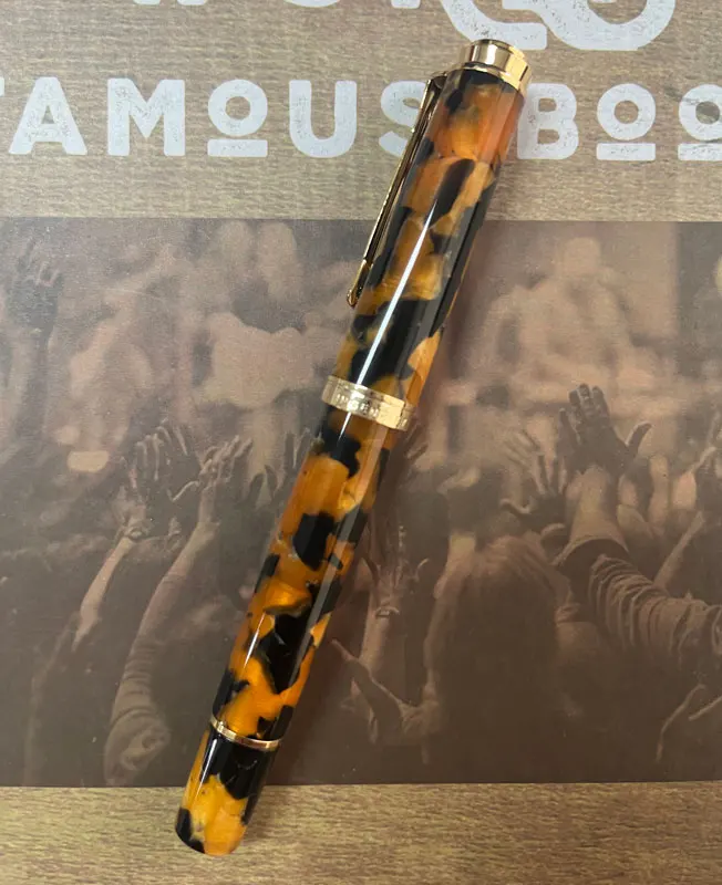 ADMOK M800 Акриловая перьевая ручка с поршнем BOCK/Шмидт Мягкая гладкая No 6/35 # Перо