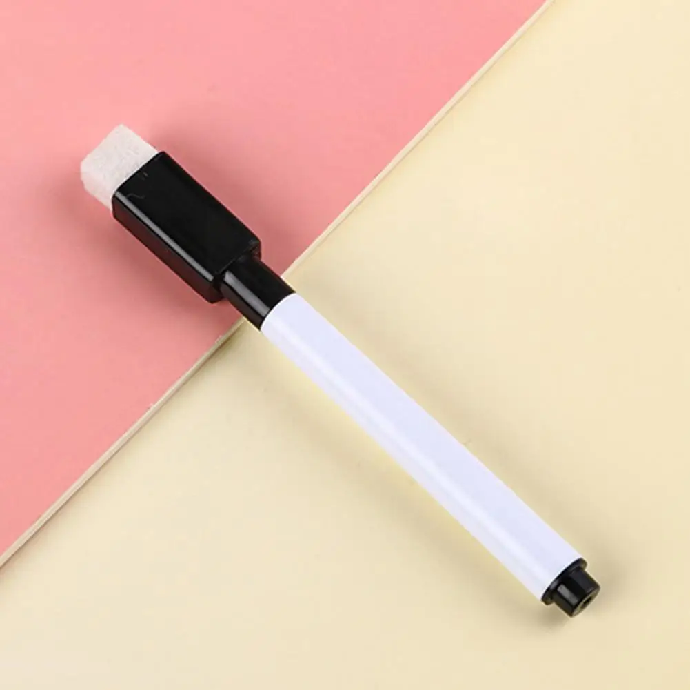 

10pcs/lot Coloured Ink Whiteboard Marker Pen Set With Marker Erasable Children Stationery Kids Eraser Pen Pen Gift Marker L7y7