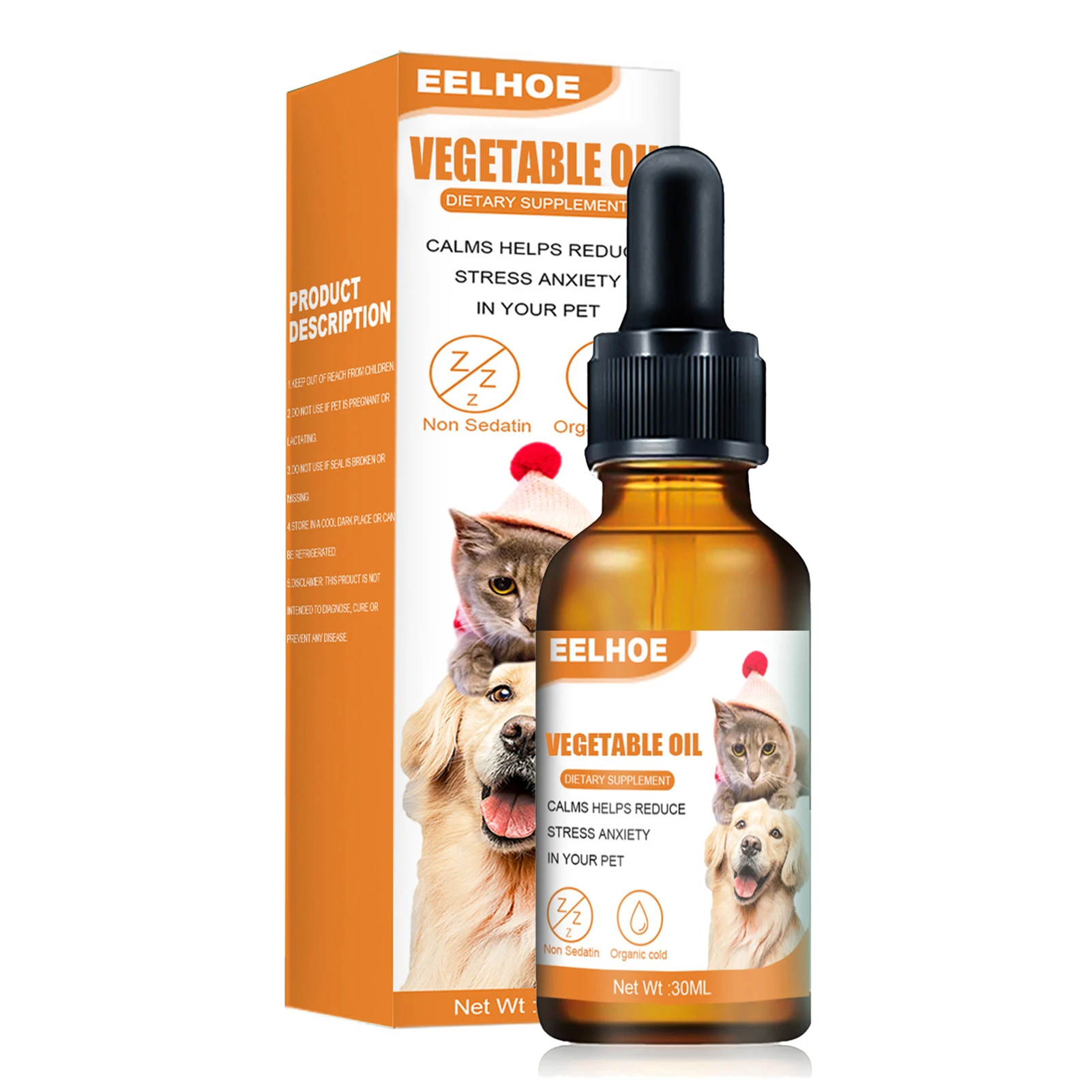 

Dog Calming Essential Oil Anxiety Relief Drops For Dogs Cats Create Anxiety-Free Experience Enhances Focus And Clarity Pet Skin