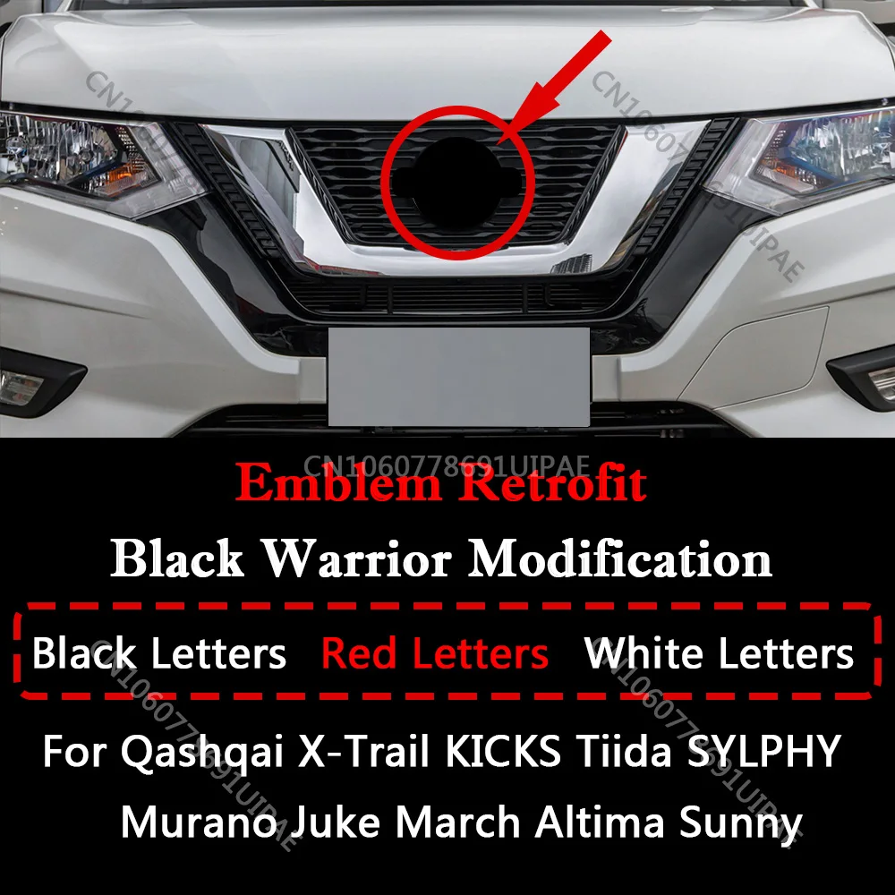 

Car Logo Emblem Sticker for NISSAN QASHQAI X-TRAIL KICKS TIIDA ALTIMA SENTRA MURANO Steering Wheel Front Rear Badge Accessories