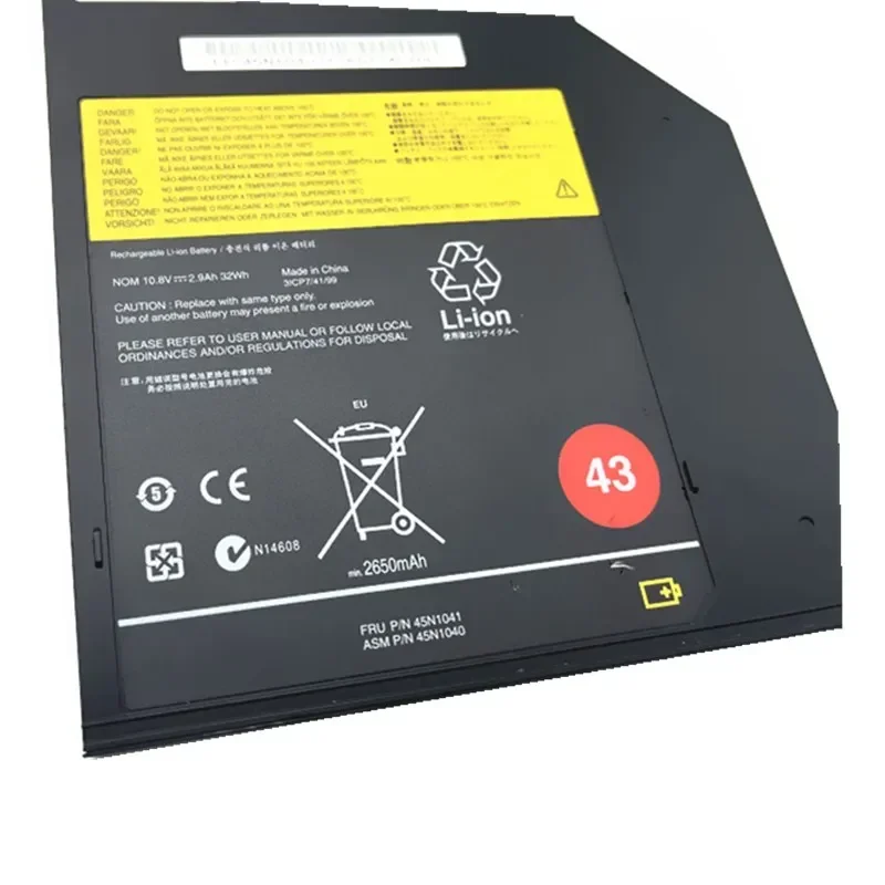 10 8 В 32 Втч 45N1040 45N1041 Аккумулятор для ноутбука Lenovo THINKPAD T400 T400S T500 R400 R500 W500 T420S T410S T430S