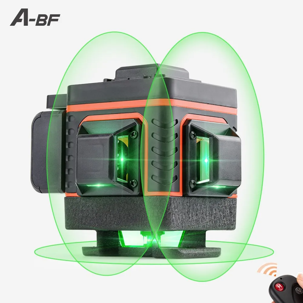 

A-BF 12 Lines 3D LaserLevel Self-Leveling 360 Horizontal And Vertical Cross Super Powerful Green Laser Level