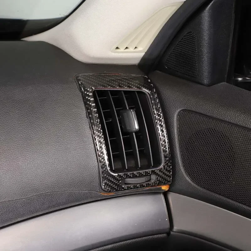 Для Infiniti G25 G35 G37 2007-13 мягкое углеродное волокно автомобильный Кондиционер боковой