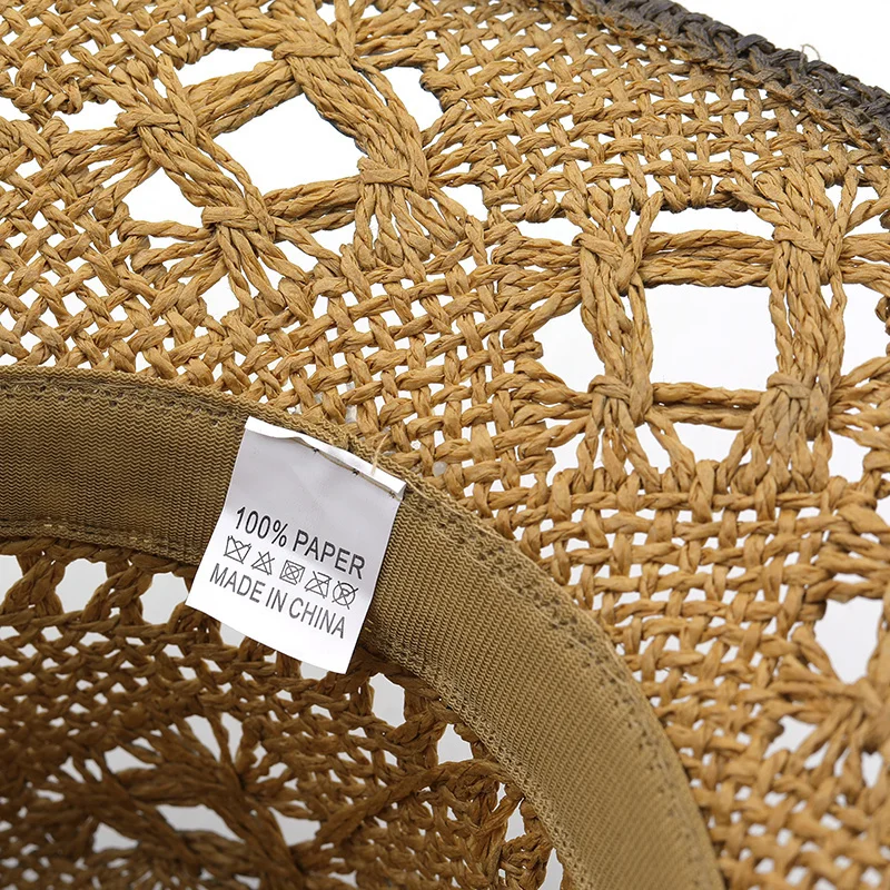 Summer casual sun hats for women fashion jazz straw for man beach sun straw Panama hat Wholesale and retail