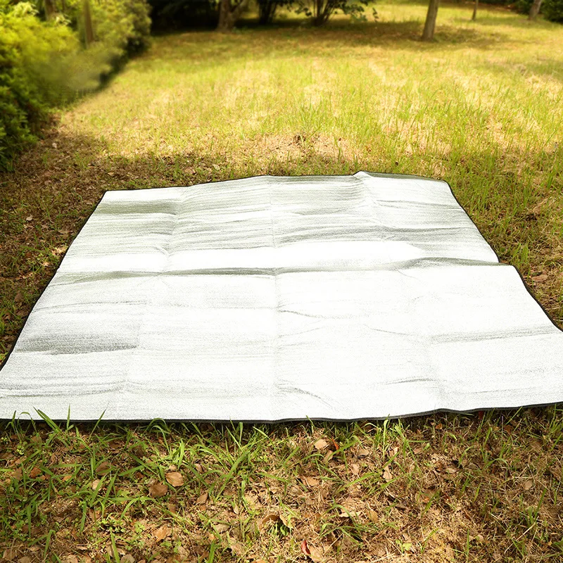 

Outdoor Beach Cloth Thickened Aluminum Foil Picnic Meal Double-sided Aluminum Film Moisture-proof Mat Tent Floor Mat