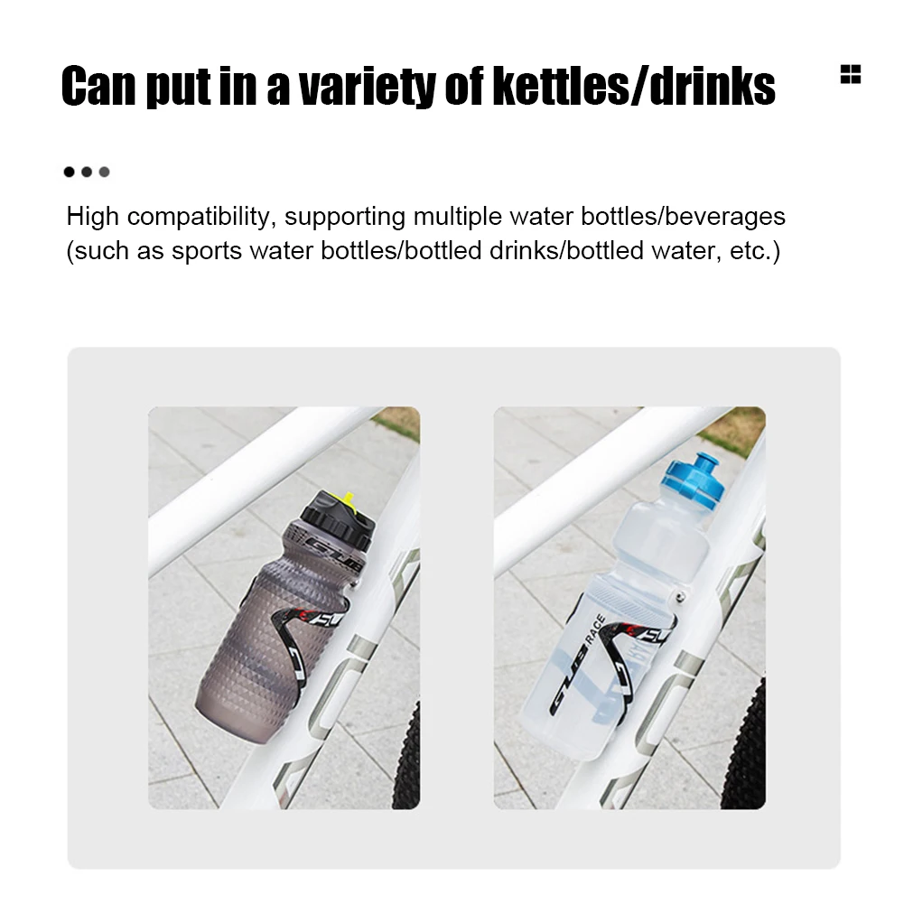 

Держатель для бутылки GUB велосипедный из углеродного волокна, универсальная легкая Подставка для бутылок с водой, уличные Аксессуары для ве...