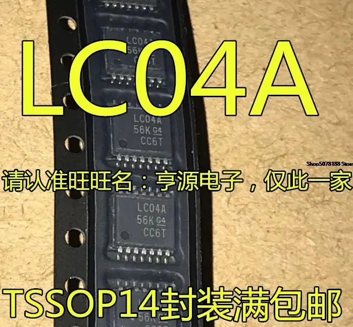 10 шт. SN74LVC04APWR LC04A TSSOP14