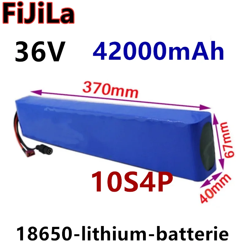 

Литиевая батарея для велосипеда/скутера/fijila D4s, 36 В, 42000 p, 18650 Ач, 350 Вт, 42 в, 42000 мАч, 36 В