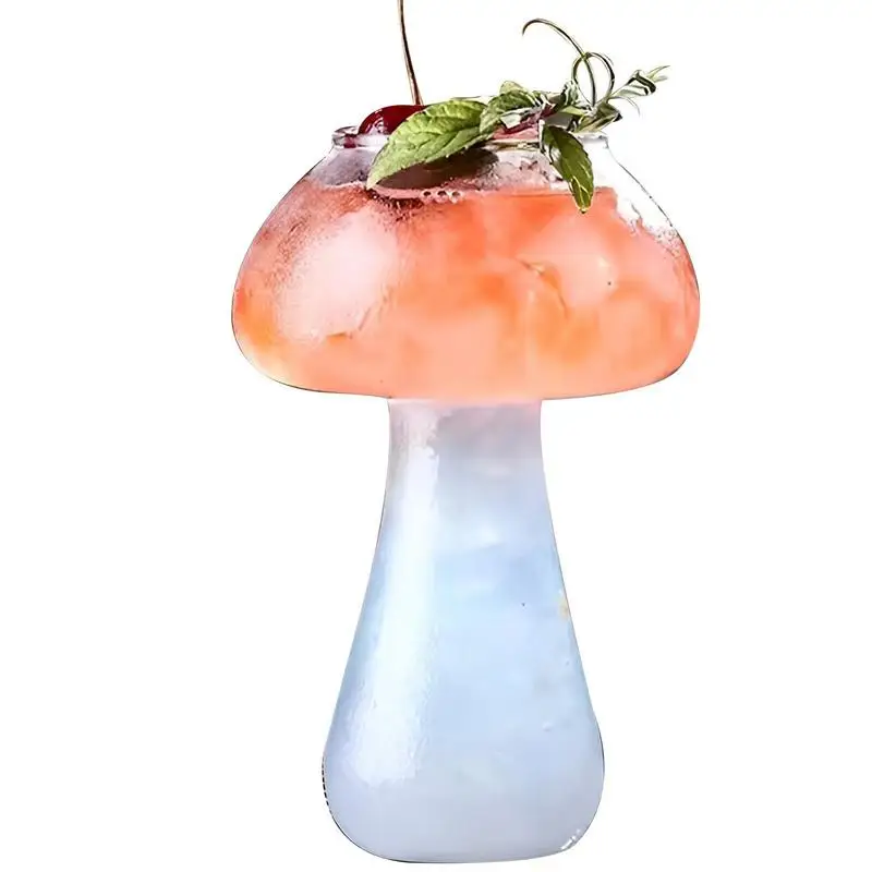 

Чашка в форме гриба, 250 мл, Коктейльная лампа, милая стеклянная чашка, креативные Винные бокалы для пива, кофейные чашки, посуда для напитков для бара