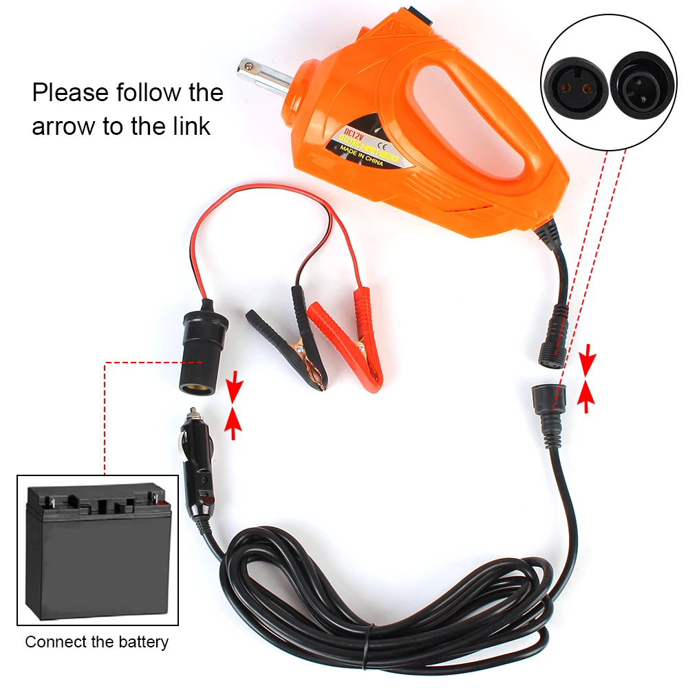 12 В Электрический домкрат авто инструменты для смены шин 1/2 дюйма максимальный