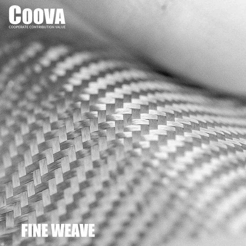 Гальванизированная Стекловолоконная ткань серебристая саржевая из углеродного