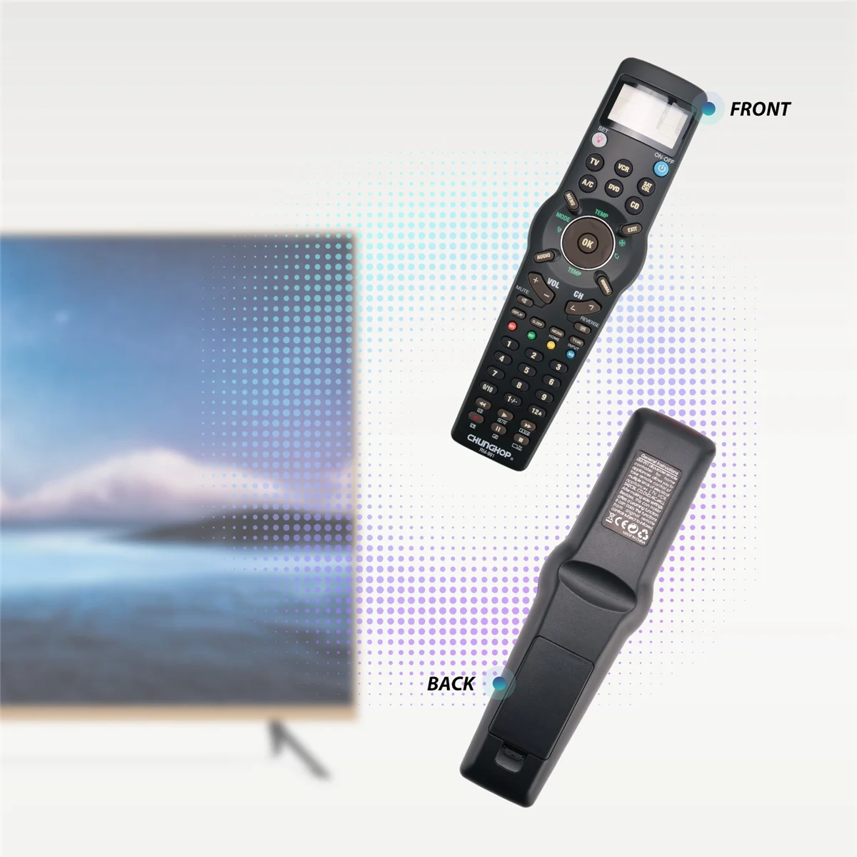 Универсальный пульт дистанционного управления CHUNGHOP RM991