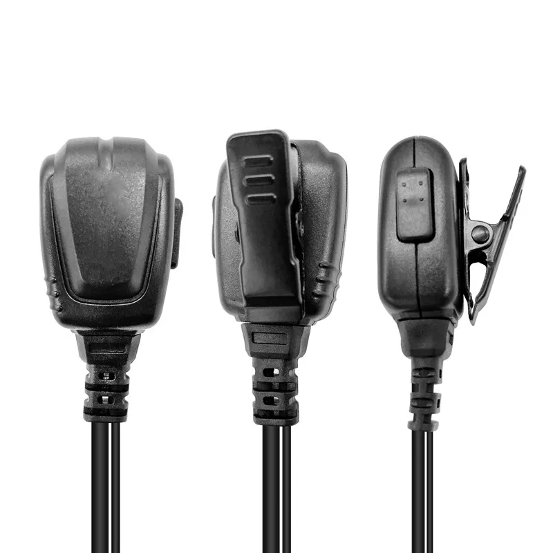 2 Pack PTT Type G headphones walkie talkie headset Earpiece microphone for baofeng  UV-3R, UV-5R, UV-5RA, UV-5X3, UV-5RX3, UV-5R