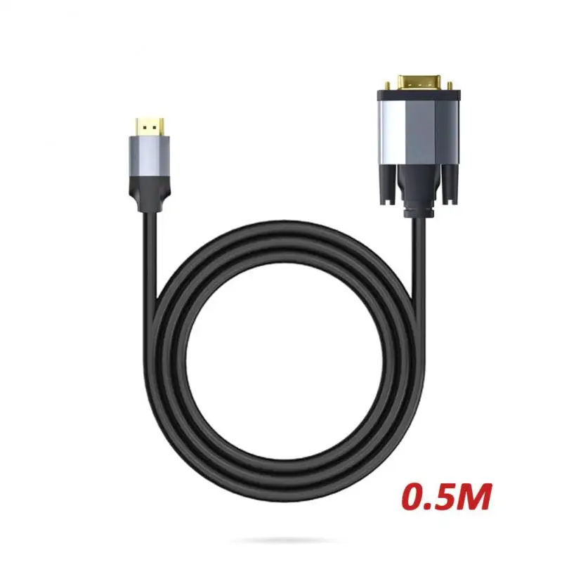 

4k Converter Adapter HDMI-compatible To Vga Cable Transfer Data 1080p 1920*1080p HDMI-compatible Male To Vga Male Cable