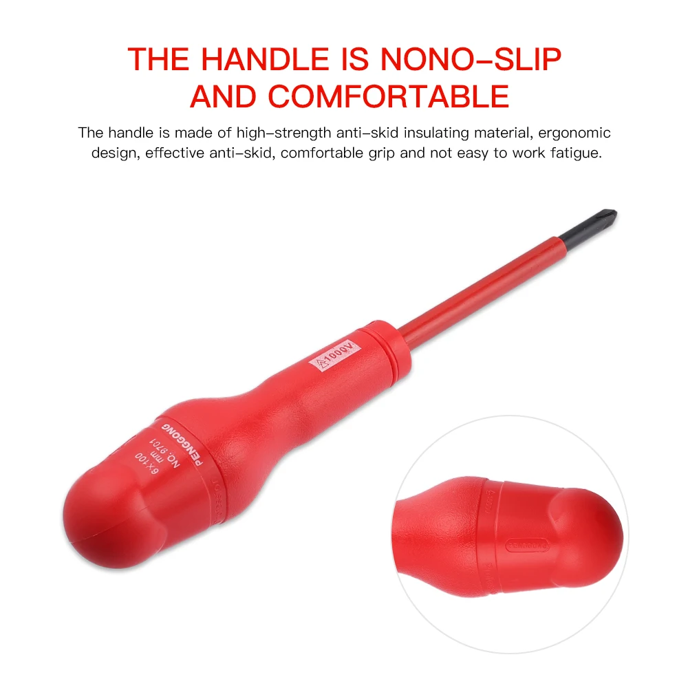 9 шт. изолированный Набор отверток электрический специальный магнитный