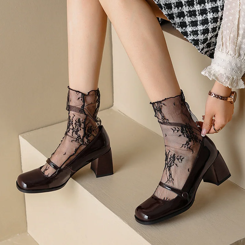 

Туфли-лодочки женские на высоком каблуке, из ПУ кожи