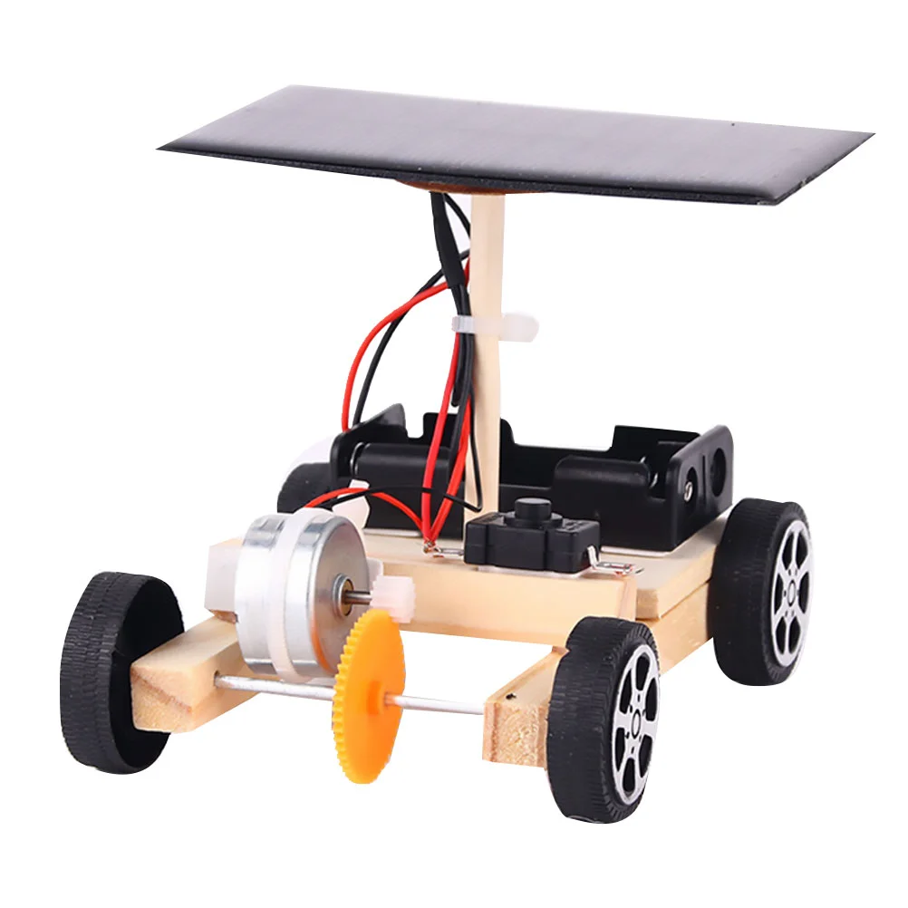 

Kids Toys Handmade Solar Electric Car Manual Childrens DIY Creative Engineering Science & technology Kit