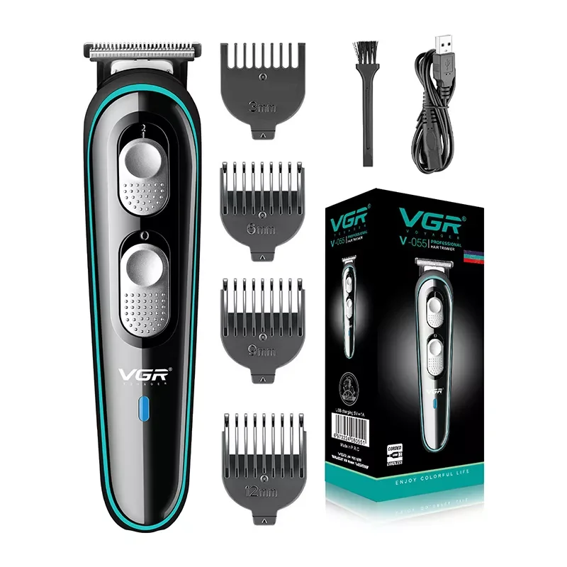 

VGR Hair Cutting Machine Rechargeable Hair Clipper Man Hair Trimmer For Men Barber Professional Beard Trimmer