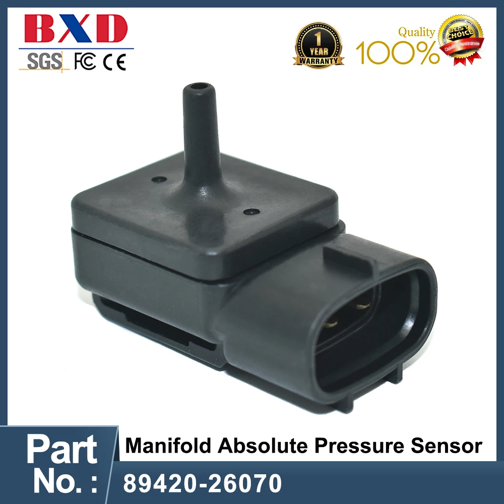 

89420-26070 Manifold Absolute Pressure Sensor For Car Accessories 89420-20230 1007985990 8942026070 Auto Parts