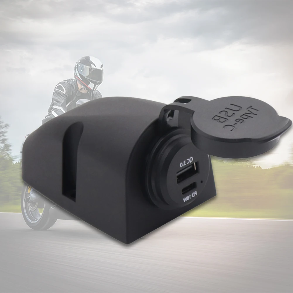 

Адаптер для зарядки телефона с водонепроницаемой крышкой, автомобильное зарядное устройство, розетка, модифицированные детали для автомоб...