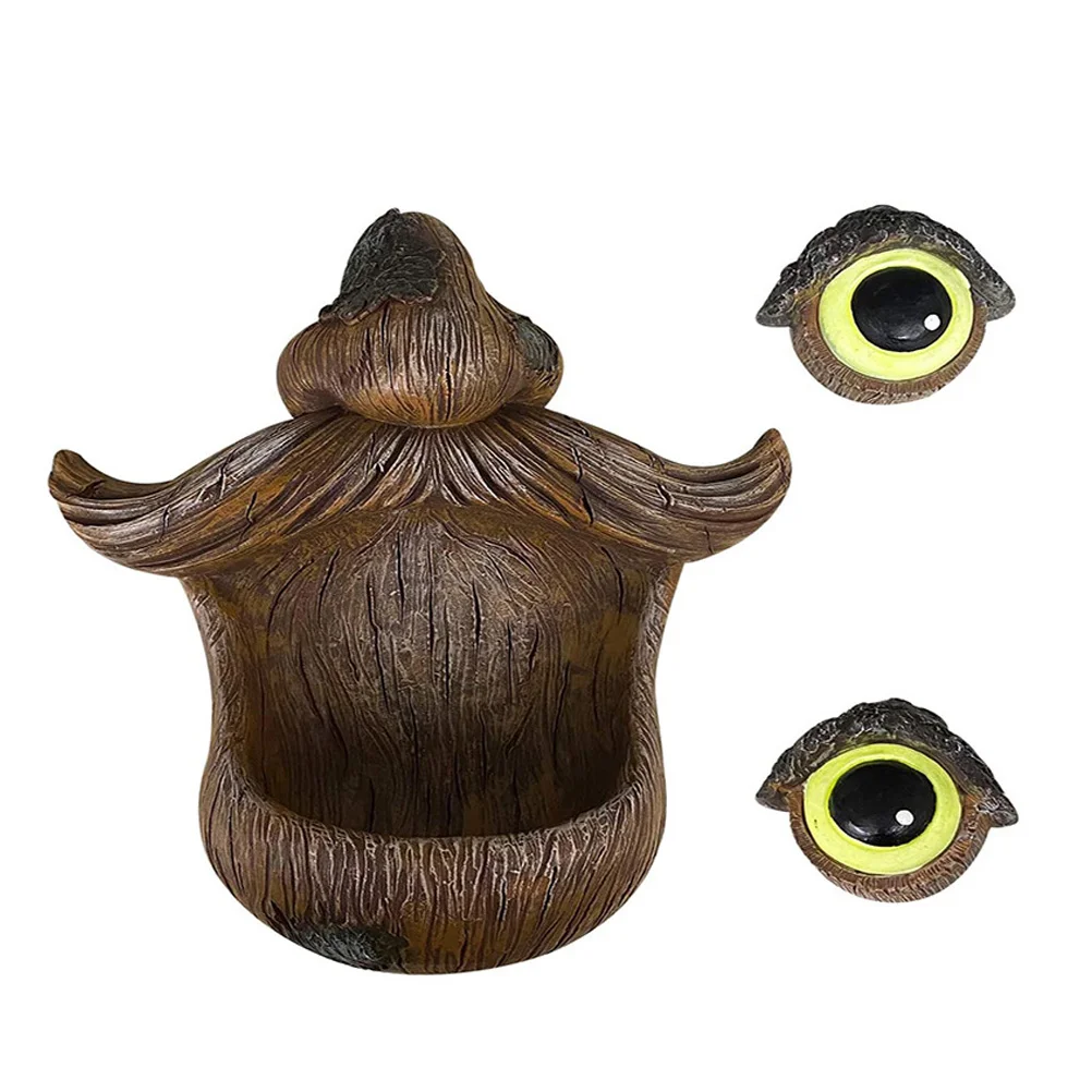

Funny Resin Bird Feeder Tree Face Bird Feeder Yard Decor Garden Decor For Outside Bird Feeders for Outdoors