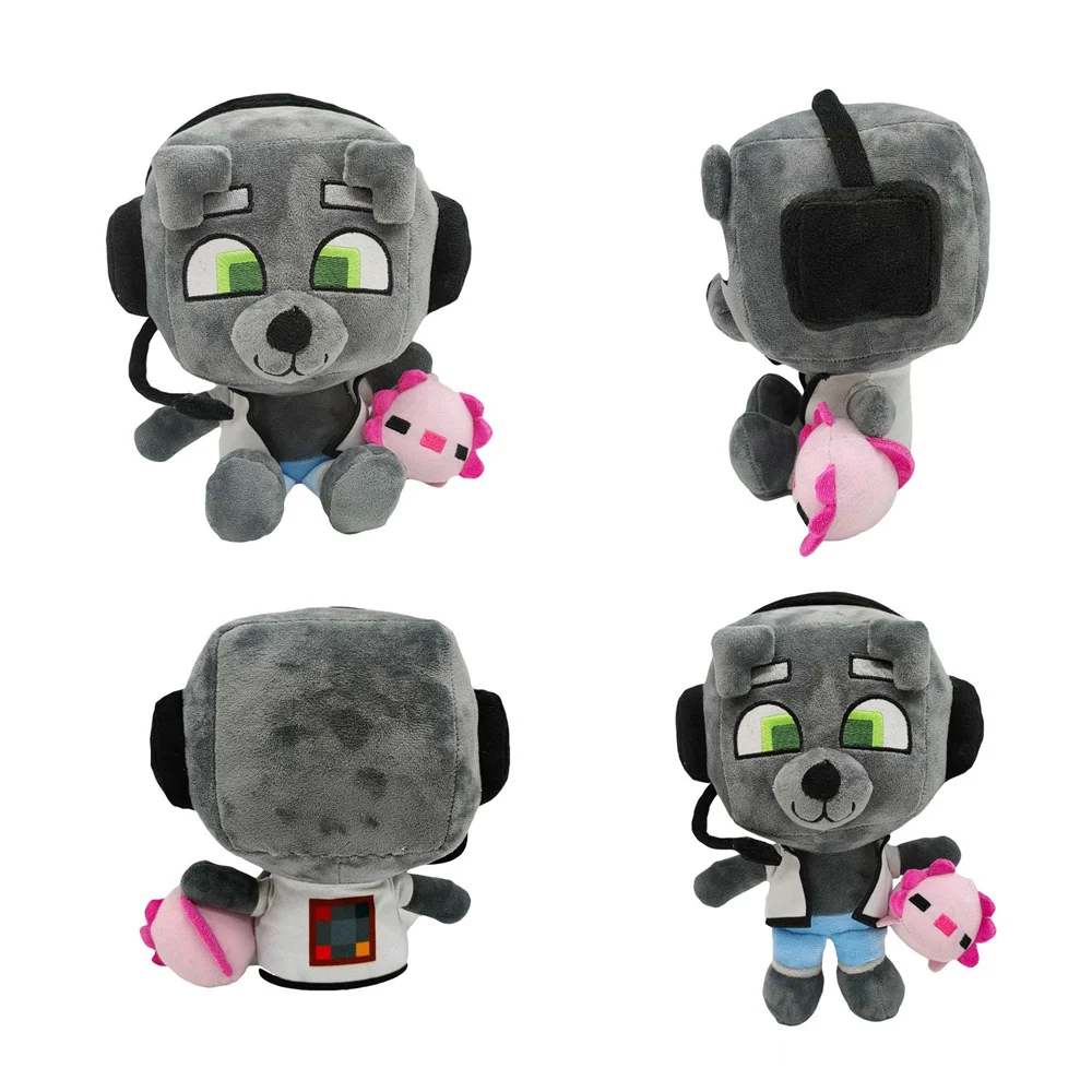 

25CM Bobicraft gitd wolf plush Toy Soft Stuffed Animal Toys Cute Character Plush Doll Figure Plush Toy Kids Children Christmas