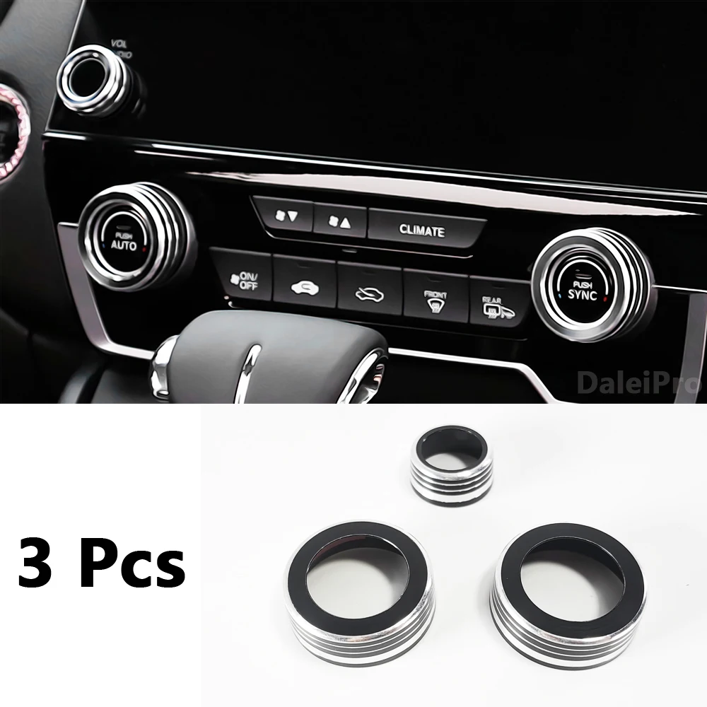 Для Honda CRV CR-V 2017 2018 2019-2021 2022 крышка ручки переключателя кондиционера звуковая ручка крышка аудио ручка накладка кольцо аксессуары