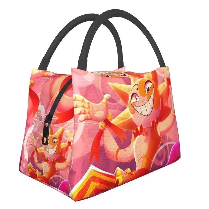 

Security Breach FNAF Security Insulated Lunch Bag for Women Leakproof SUN and MOON DROP Thermal Cooler Lunch Tote Picnic Travel