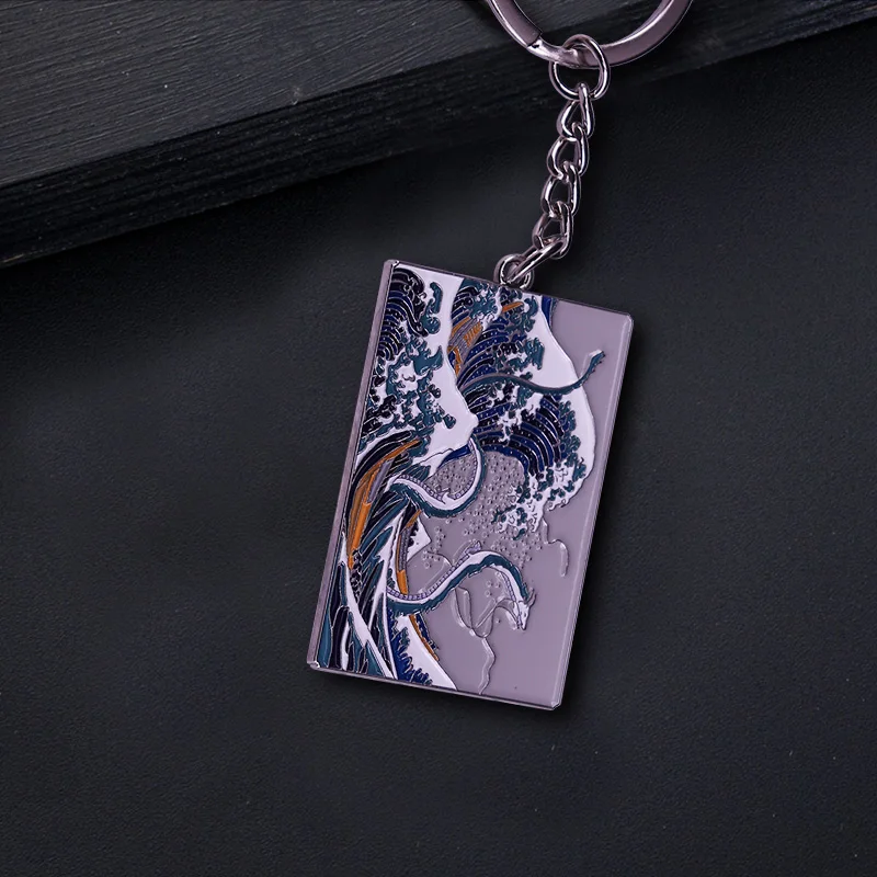 Брелок Haku Летающий в великой волне брелок с волнистым изображением отличный