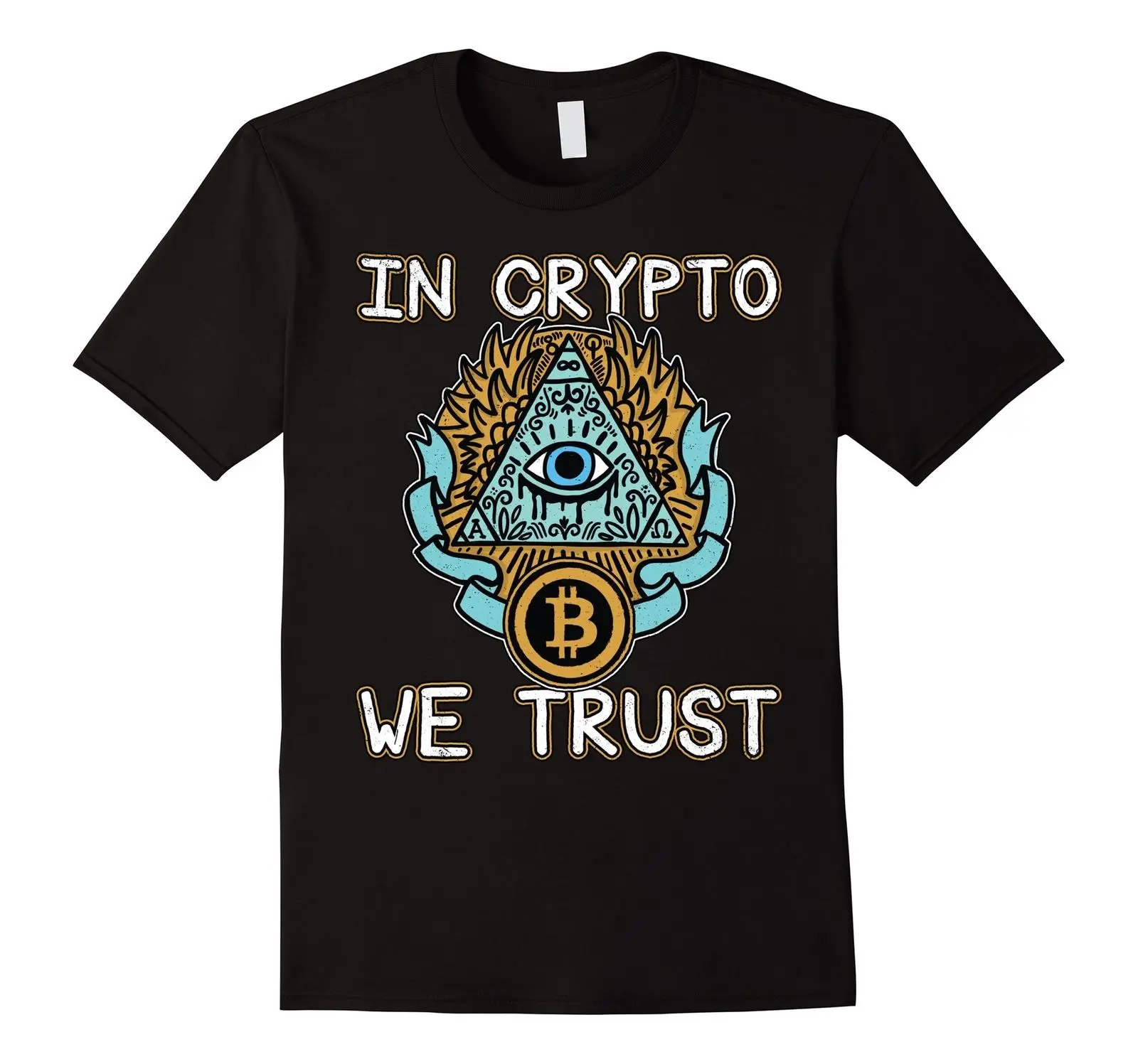 

Summer Short Sleeve Fashion Tee Shirt In Crypto We Trust Bitcoin Shirt | Cryptocurrency Tshirt Custom Aldult Teen Unisex