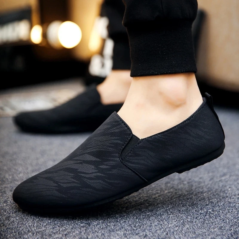 

Summer Men's Shoes Low Top Casual Sneakers Air Mesh Slip-on Shoes Men 2023 Brands Loafers Outdoor Walking Footwear Driving Shose