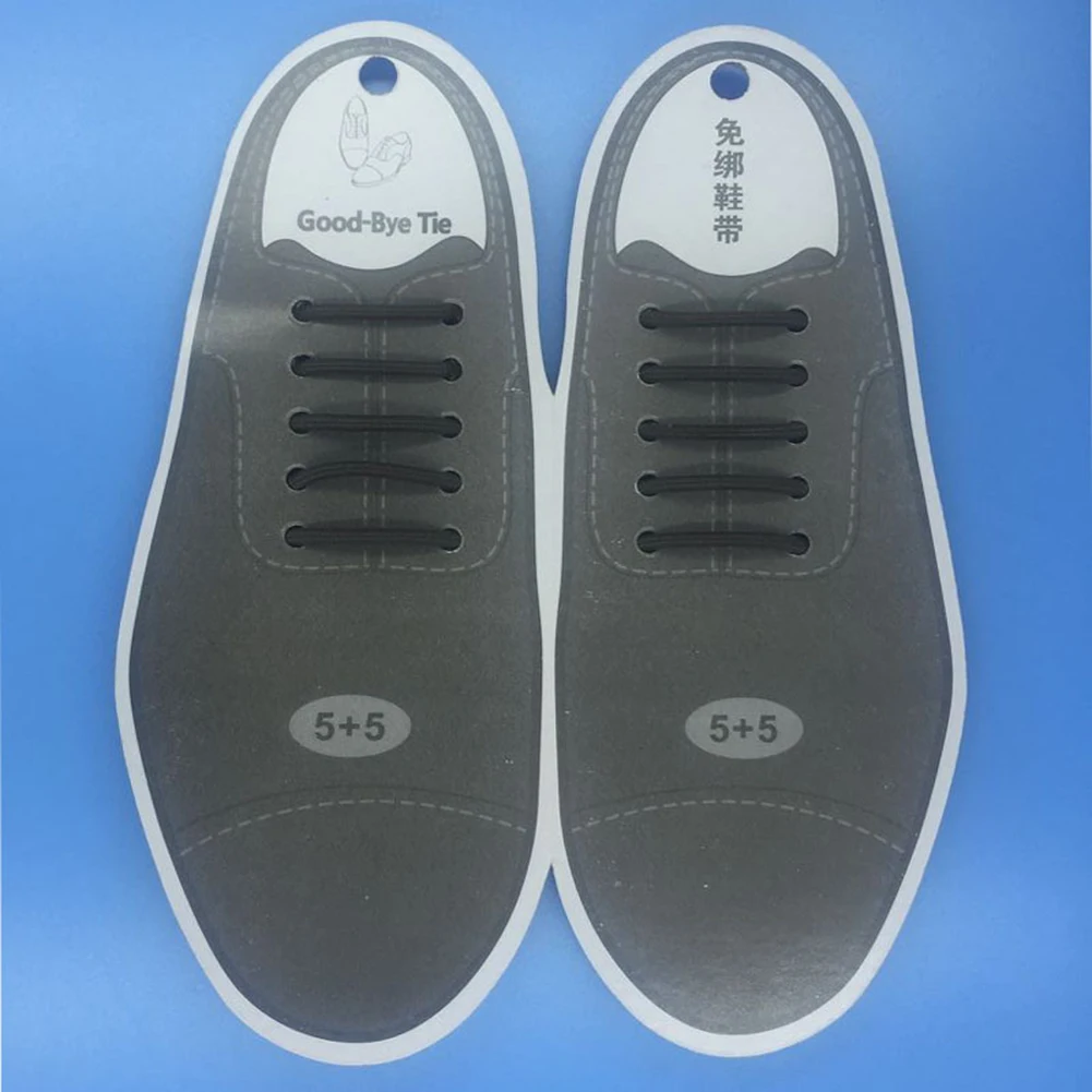 No Tie Shoelaces Novelty Elastic Silicone Leather Lazy Shoe Laces For Men Women All Fit Strap Business Shoes Strings New