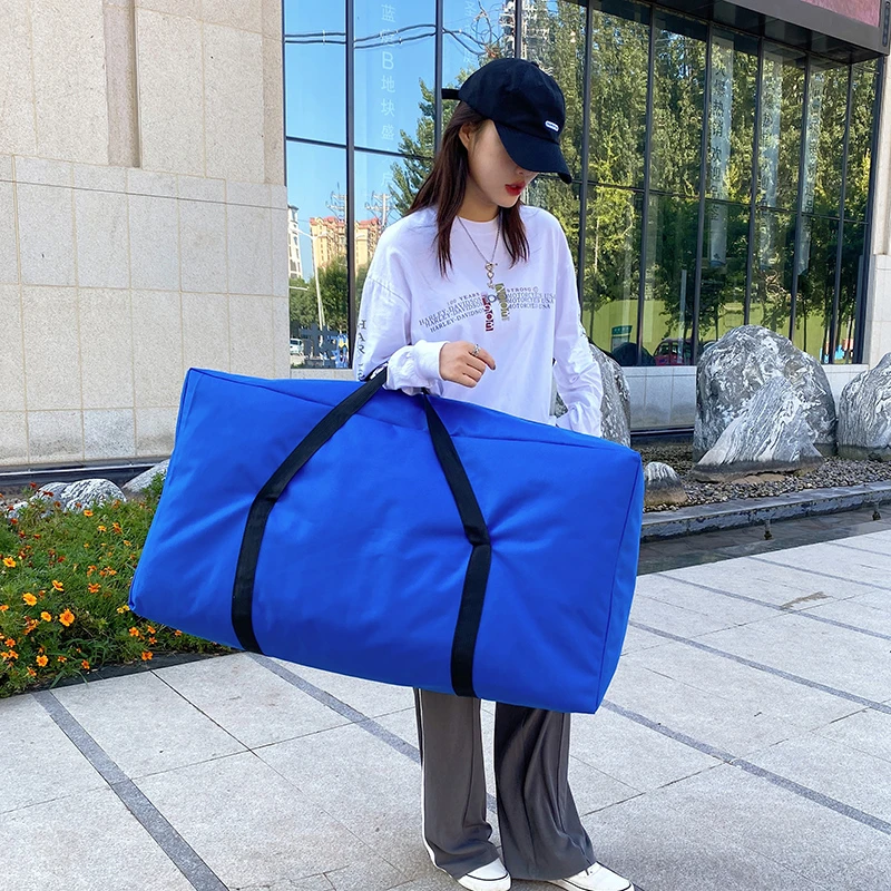 Вместительная дорожная сумка HOCODO в стиле унисекс, прочная дорожная сумка из искусственной кожи, простые дорожные сумки на молнии для хранен... от AliExpress RU&CIS NEW