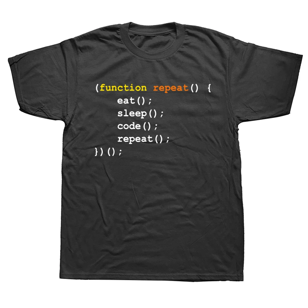 

Funny Computer Science Programmer Eat Sleep Code T-Shirt T-Shirt Company Mens Tshirts Group Tops T Shirt Cotton Unique