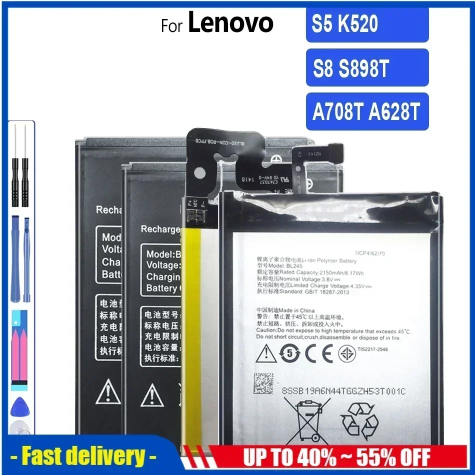 Аккумуляторы для мобильных телефонов Bateria LB002 BL212 Lenovo S8 S898T A708T A628T A620T S5 K520 K520T LB 002 BL