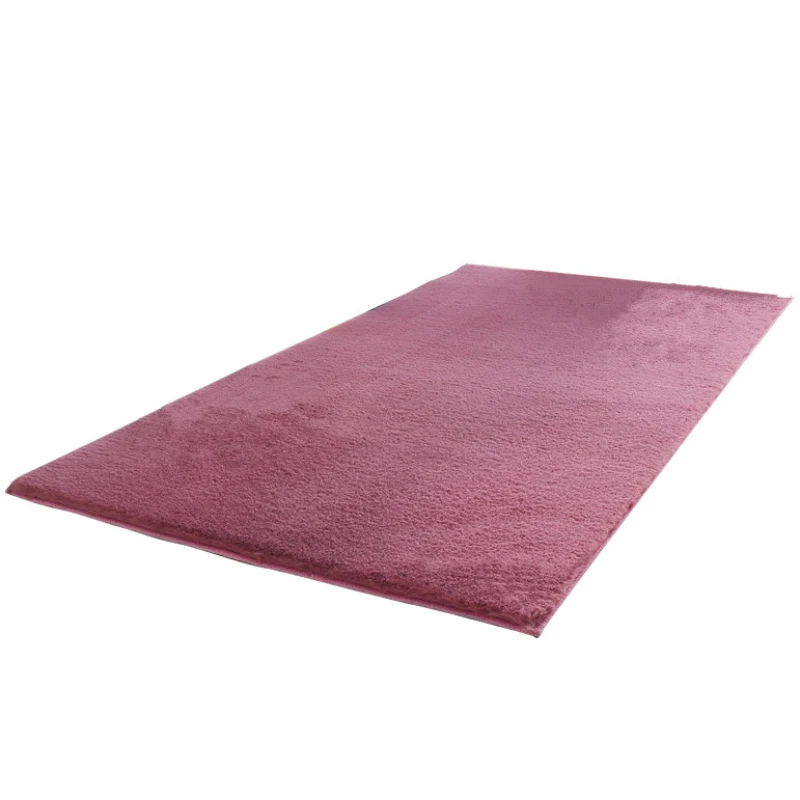 

Cute Rabbit Hair Carpet Living Room Bedroom End Table Floor Mat Girl Room Bedside Full Cover Large Area Full Cover
