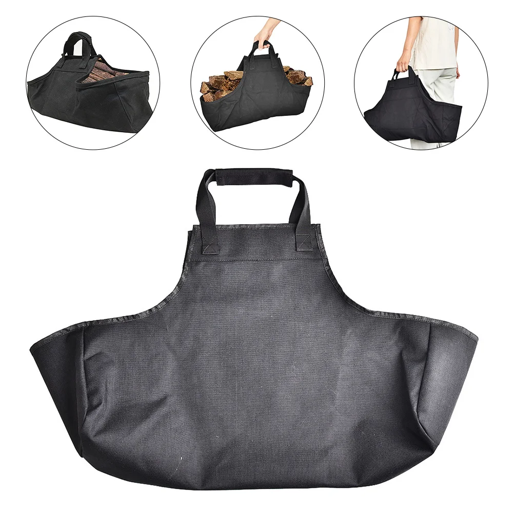 

Bag Firewood Storage Carrier Pouch Log Large Carrying Tote Canvas Holder Bags Woodpile Carry Thick Oxford Cloth Capacity